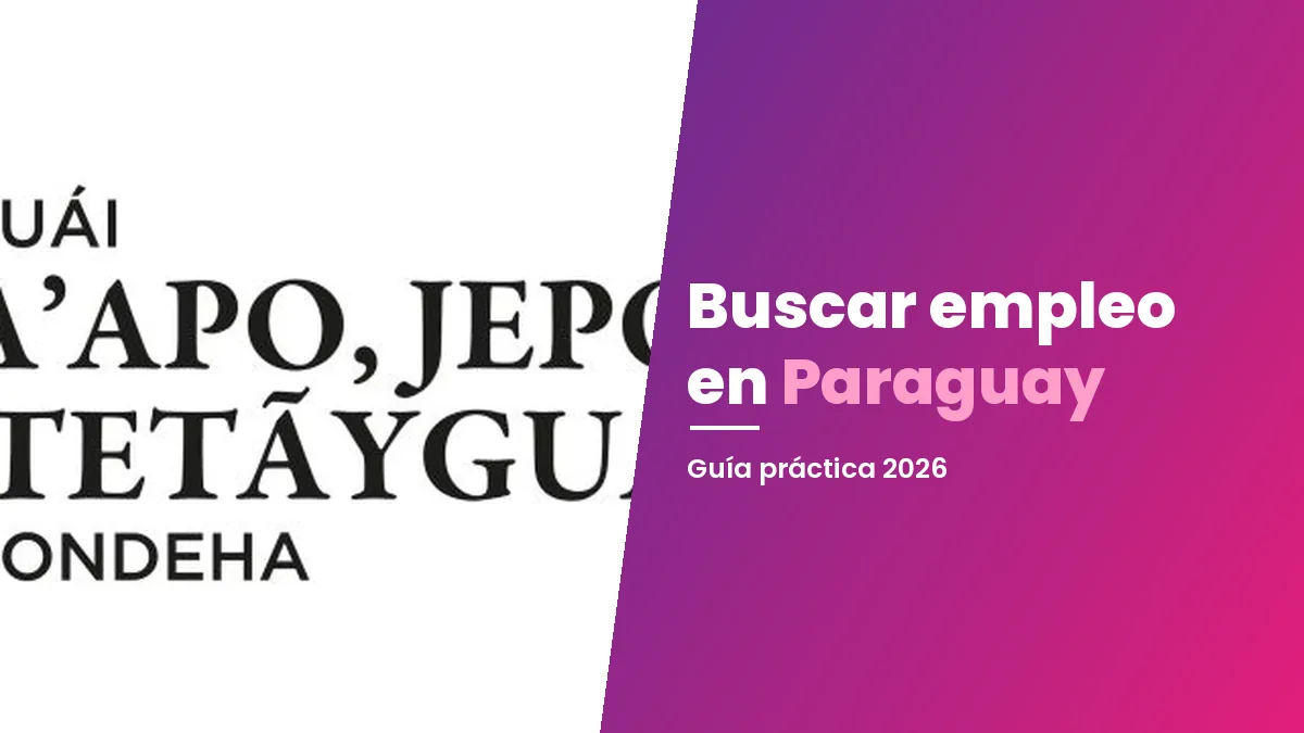 Personas buscando oportunidades laborales en Paraguay